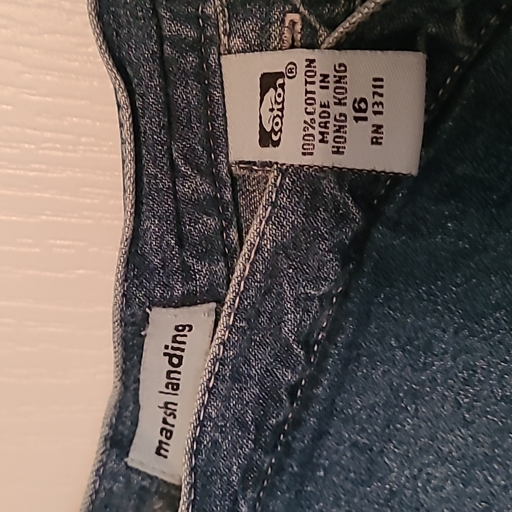 Denim shorts/skort size 16 - Picture 4 of 7